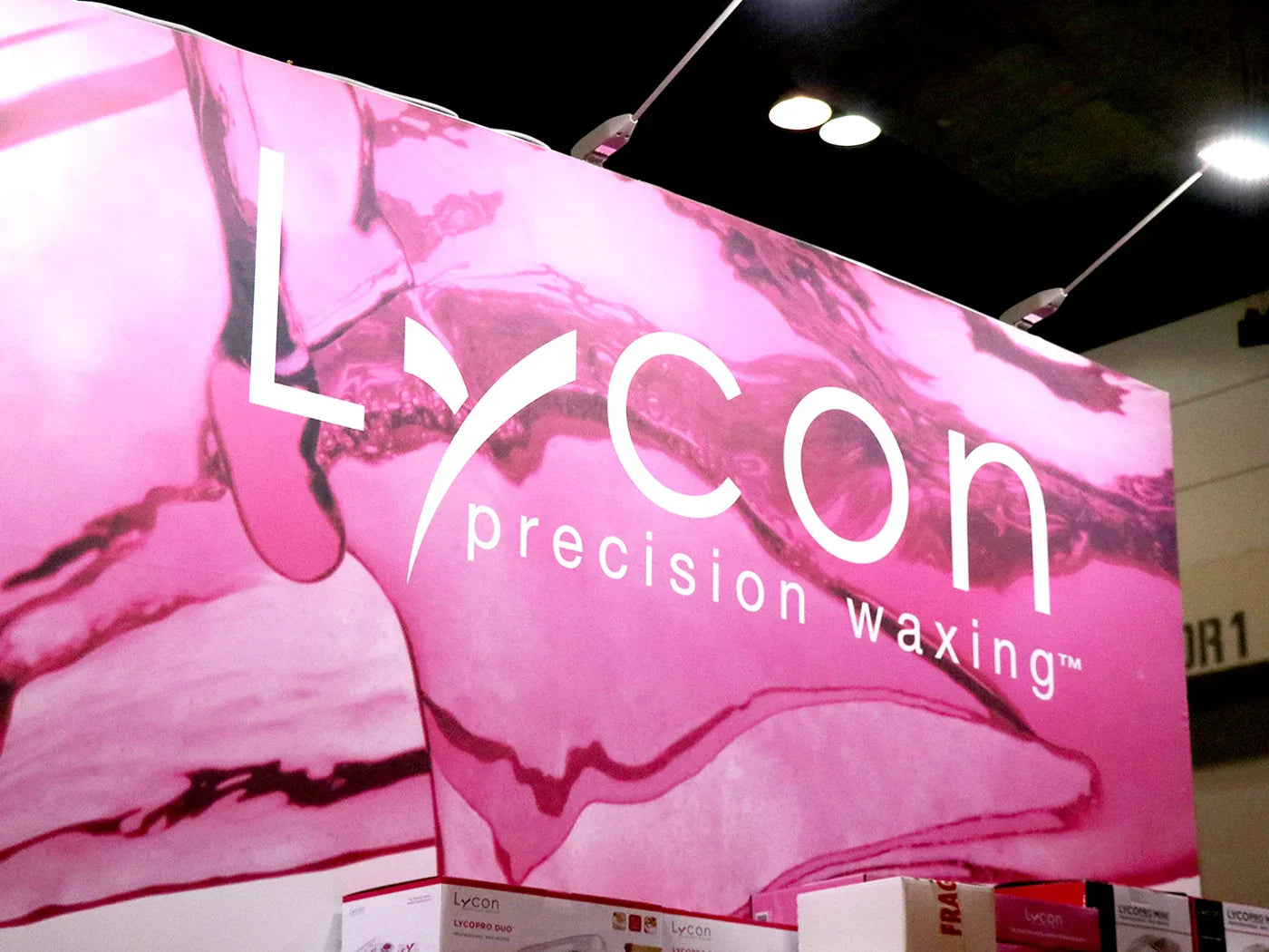 LYCON Cosmetics Tradeshow Stand