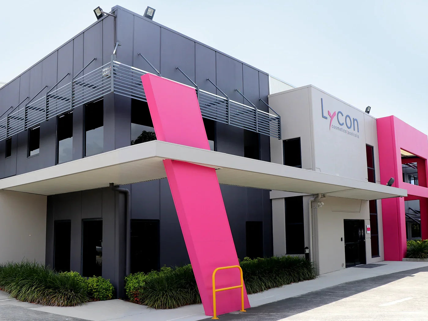A photo of the exterior of the new LYCON headquarters in Pinkenba, Brisbane