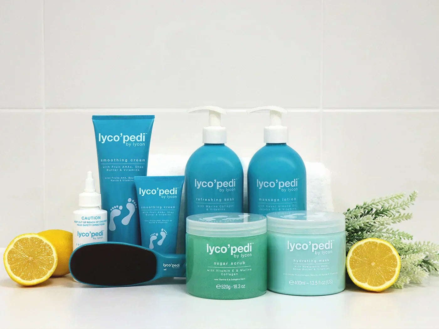 A photo of LYCON's lyco'pedi pedicure range