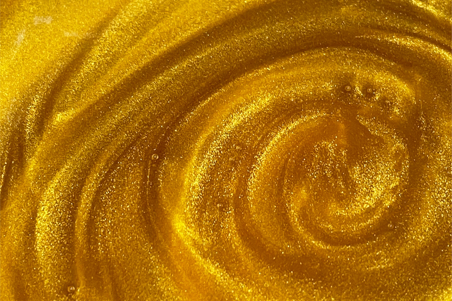 Close-up of Active Gold Hot Wax