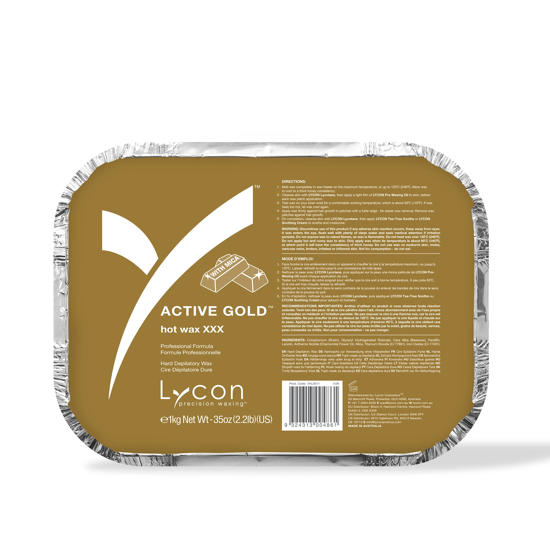 Active Gold Hot Wax
