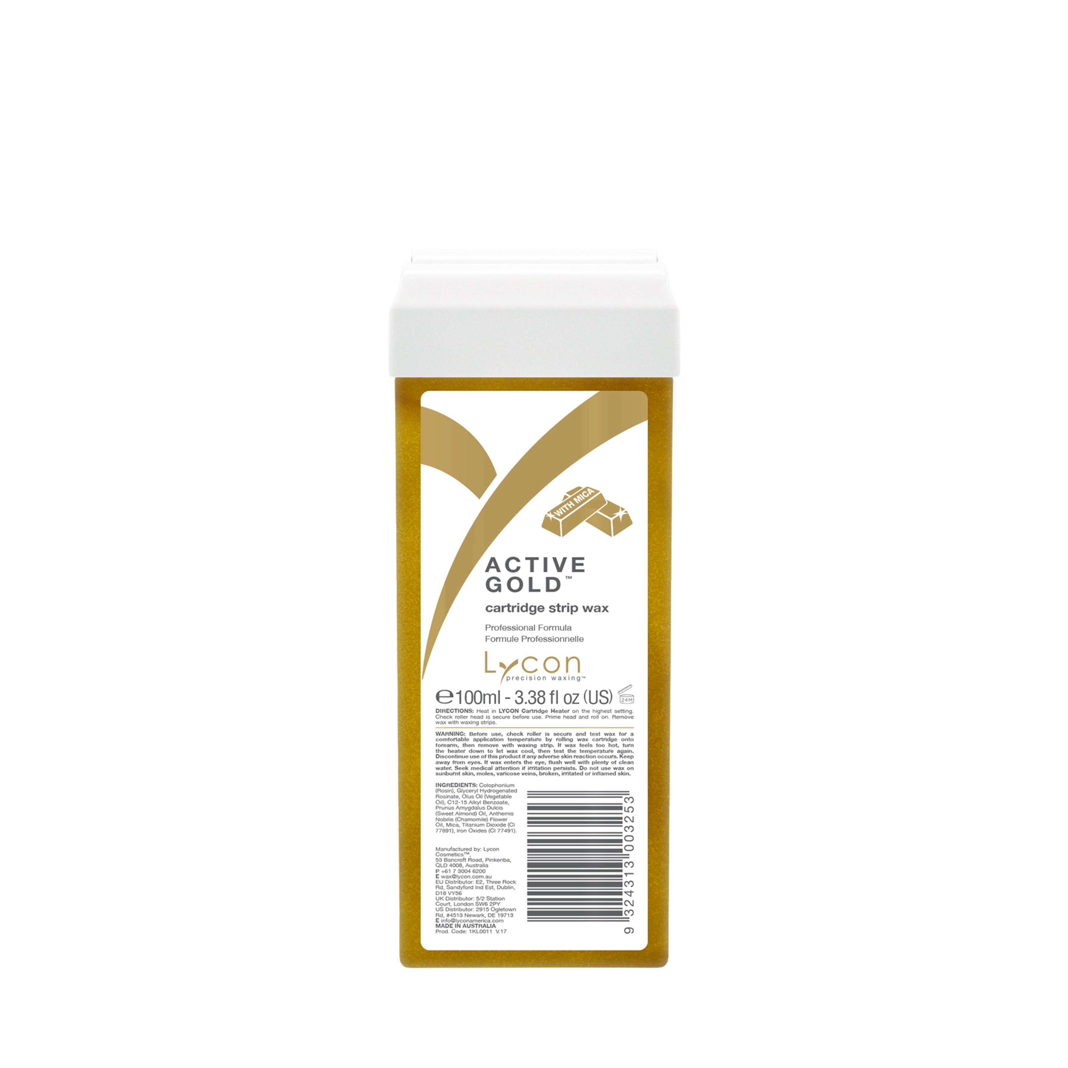 Active Gold Strip Wax Cartridge