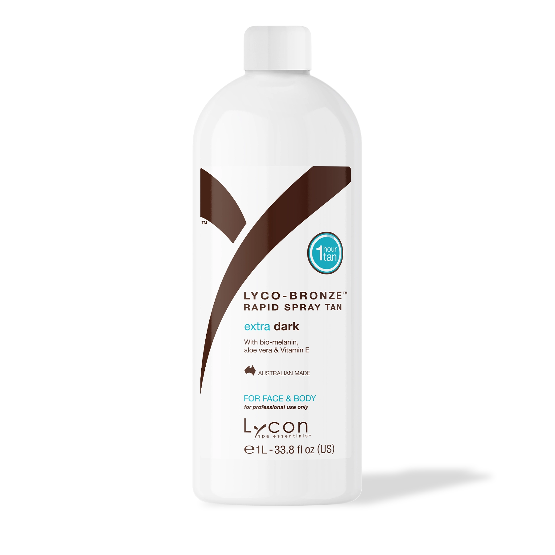 LYCO-BRONZE Rapid Spray Tan – Extra Dark 1L