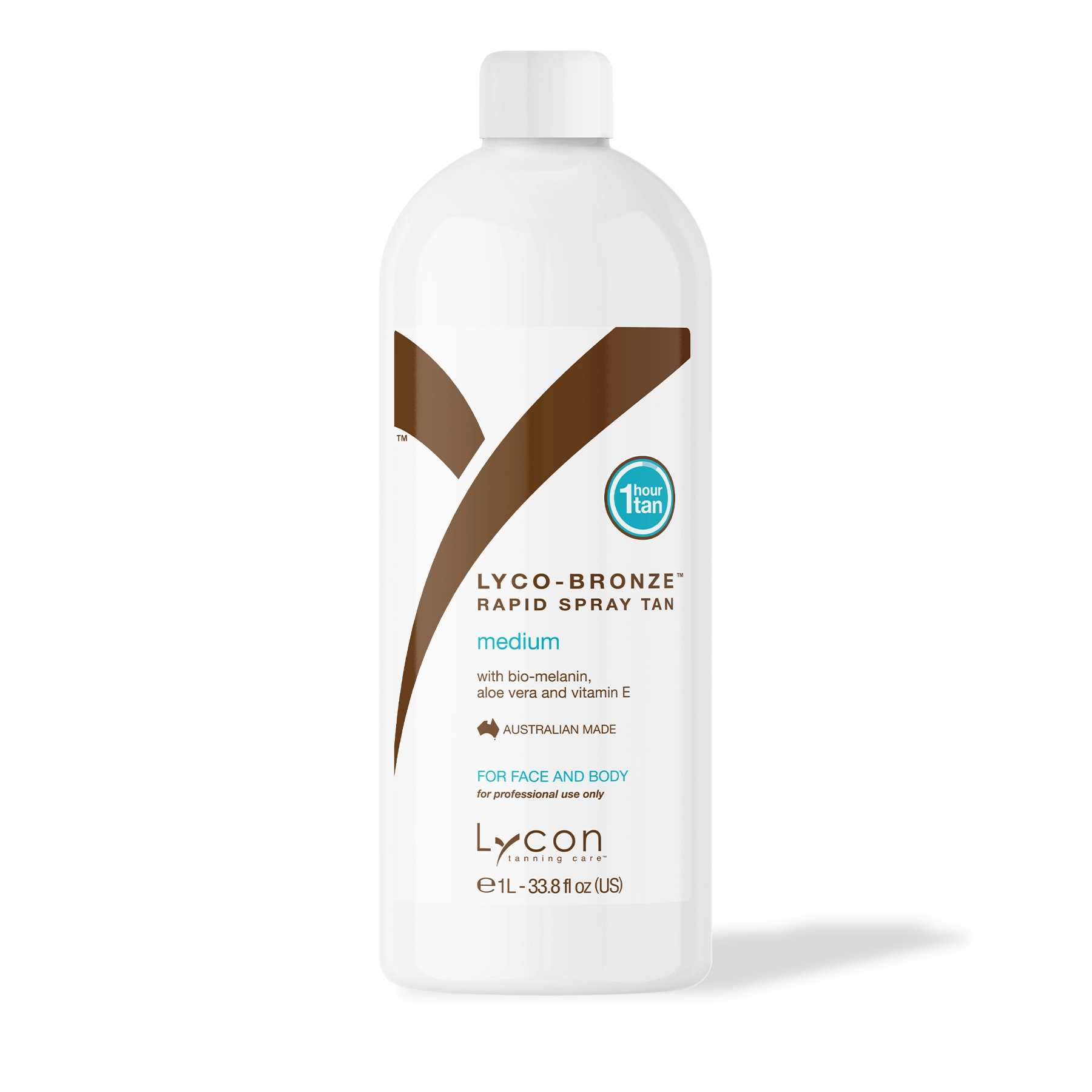 LYCO-BRONZE Rapid Spray Tan - Medium 1L