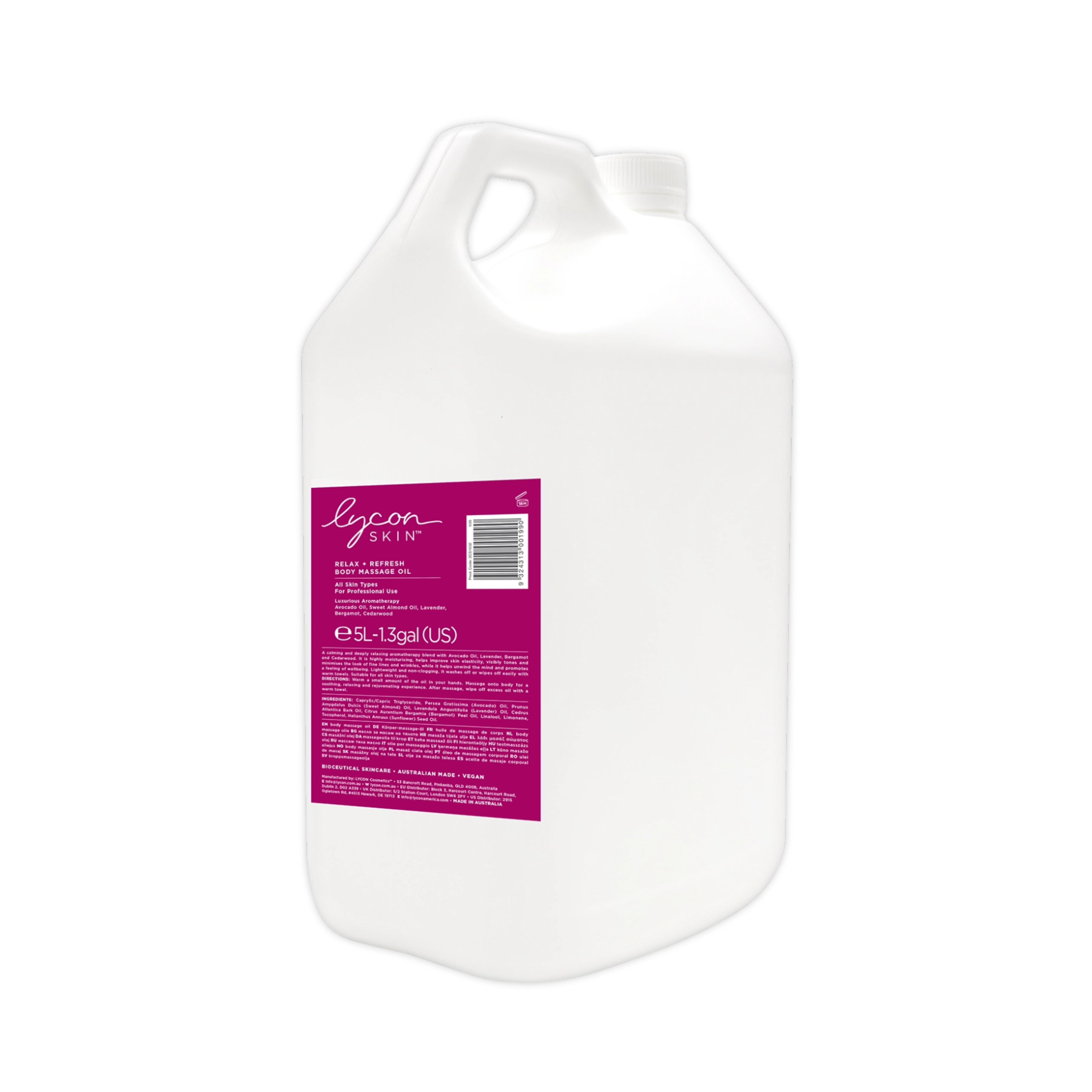 Relax & Refresh Body Massage Oil