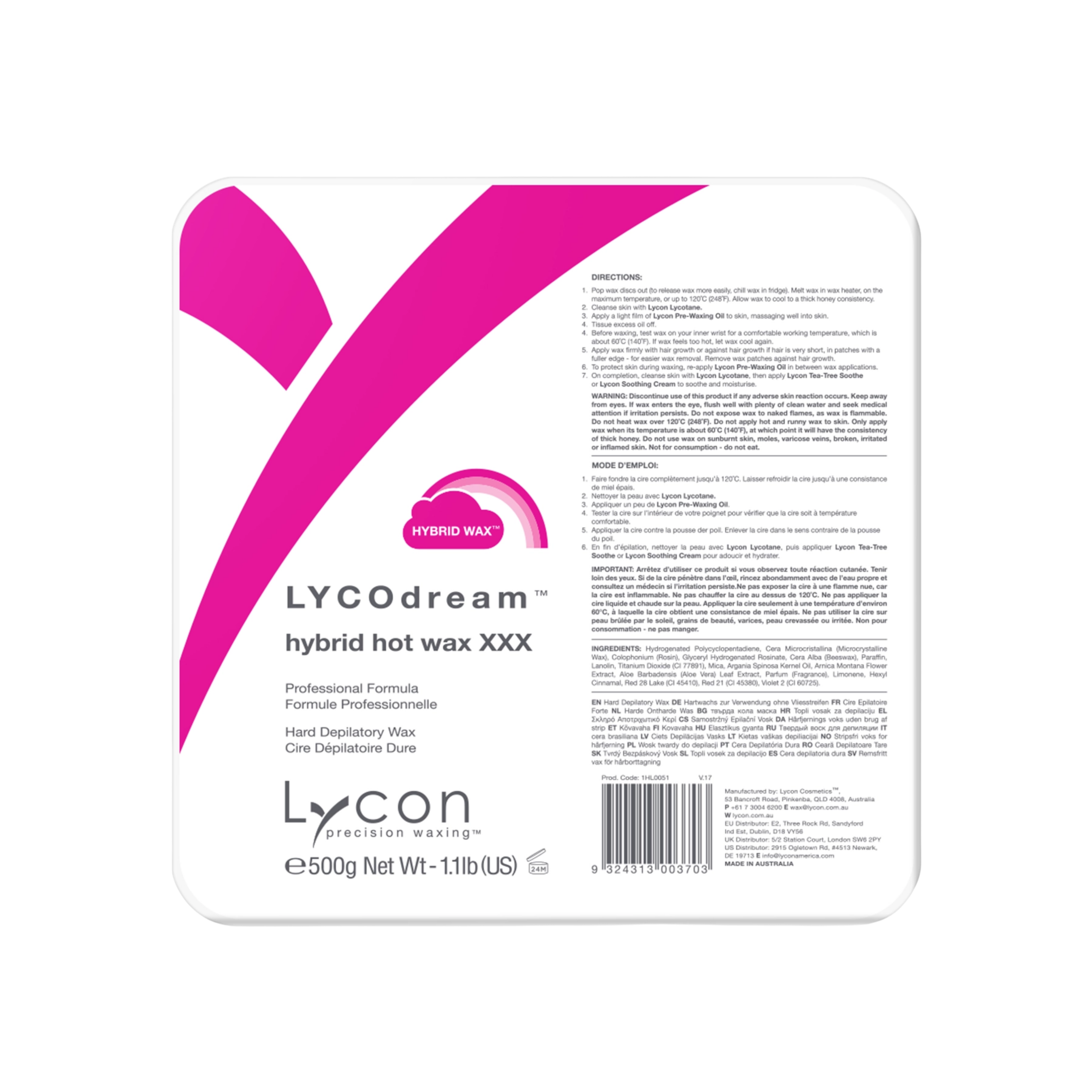LYCOdream Hybrid Hot Wax XXX – Film Wax