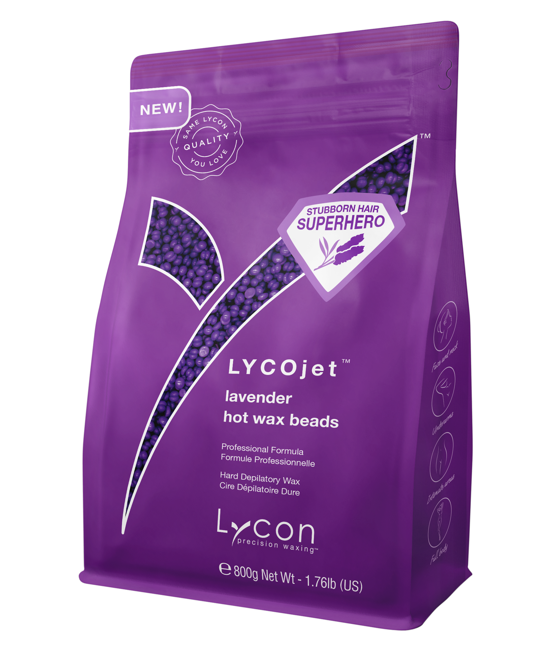 LYCOjet Lavender Hot Wax Beads