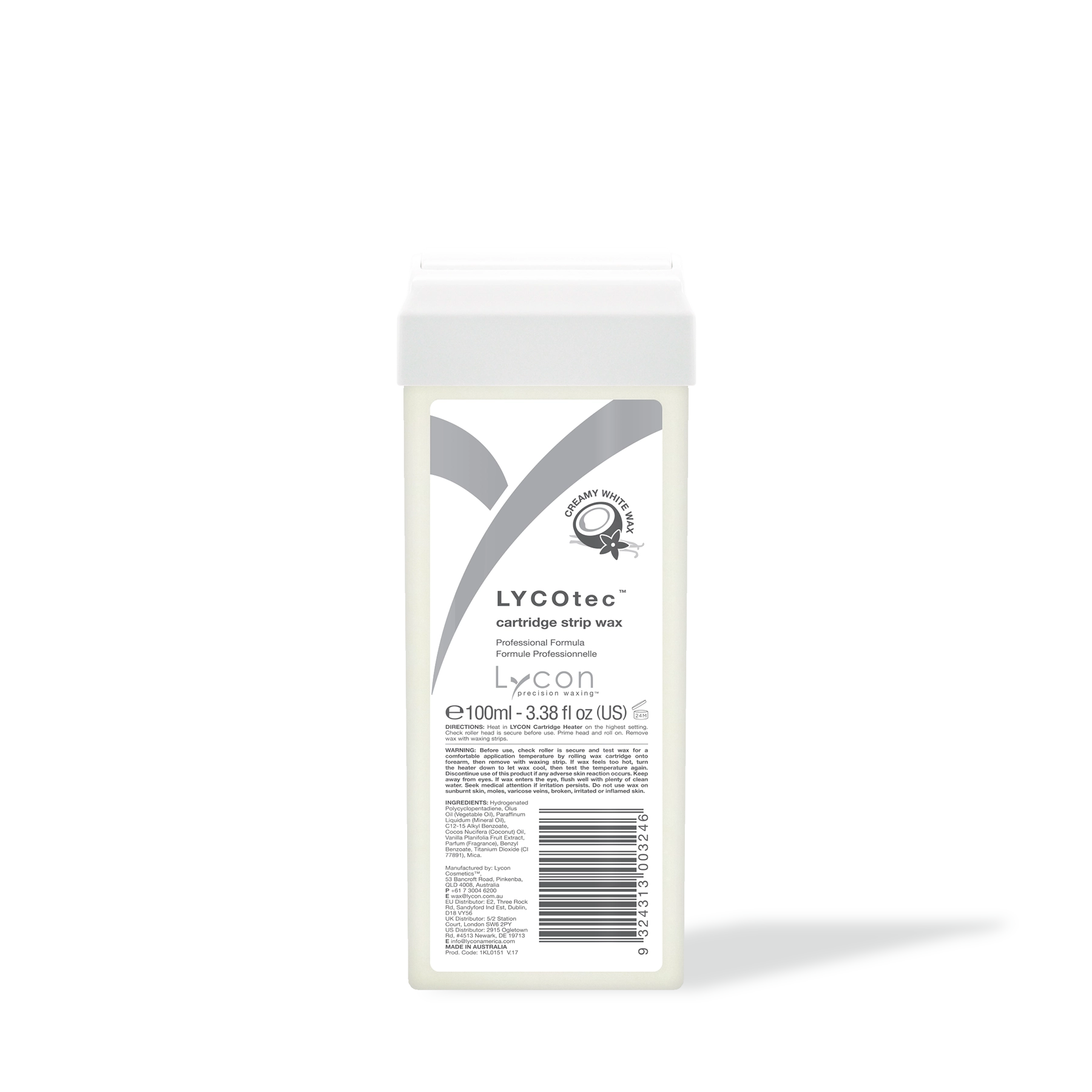 LYCOtec White Strip Wax Cartridge