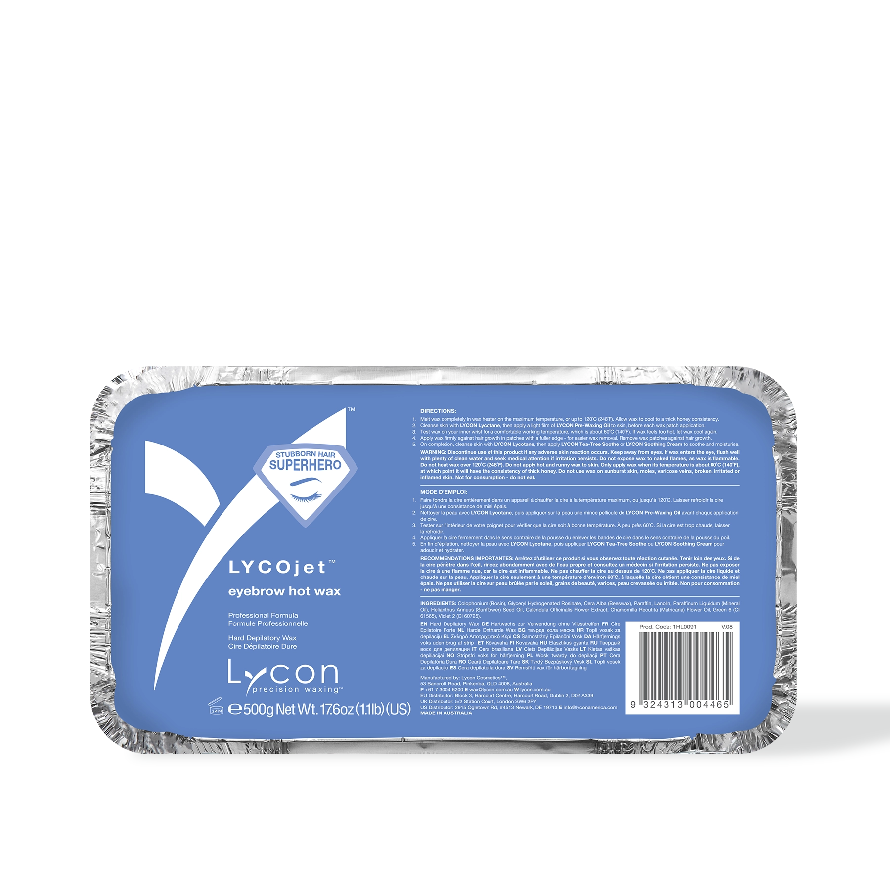 LYCOjet Eyebrow Hot Wax