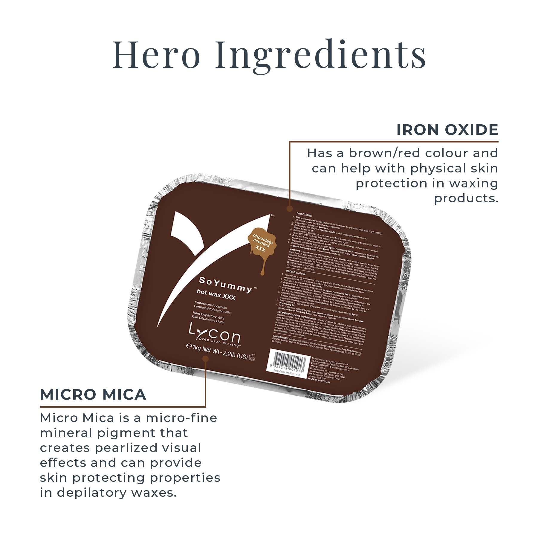 SoYummy Hot Wax Key Ingredients