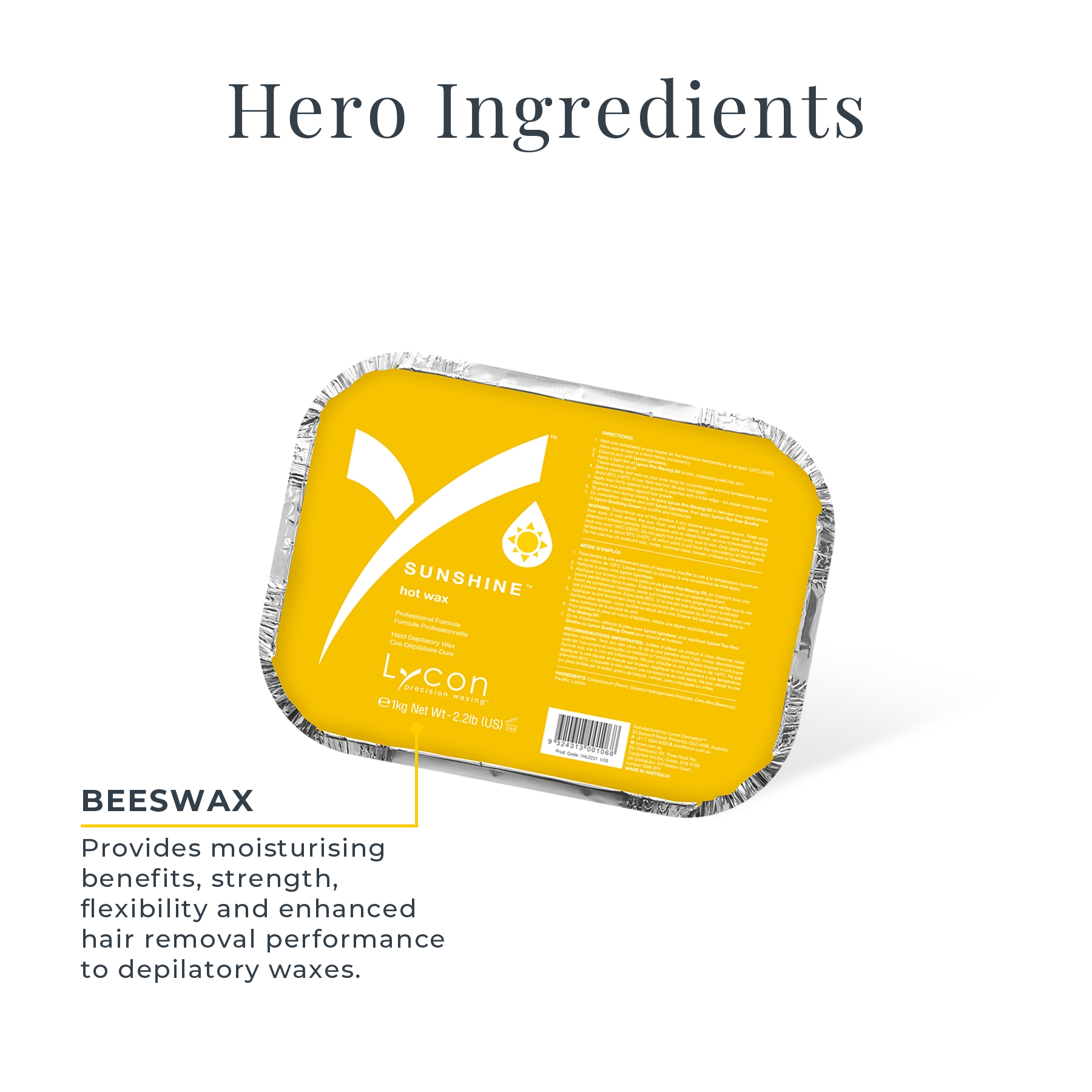 Sunshine Hot Wax Key Ingredients