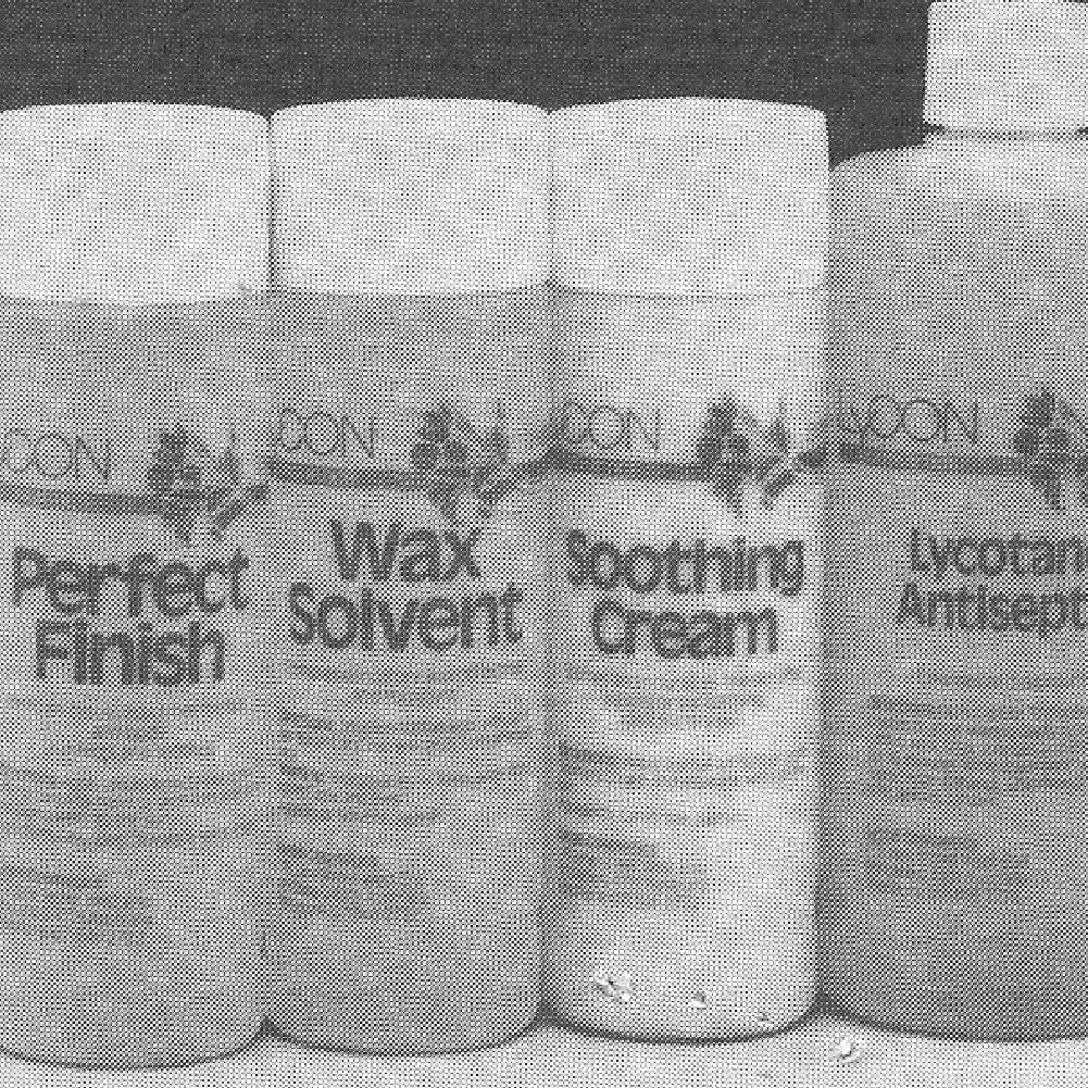 Photo of original packaging for LYCON PrePost Lotions