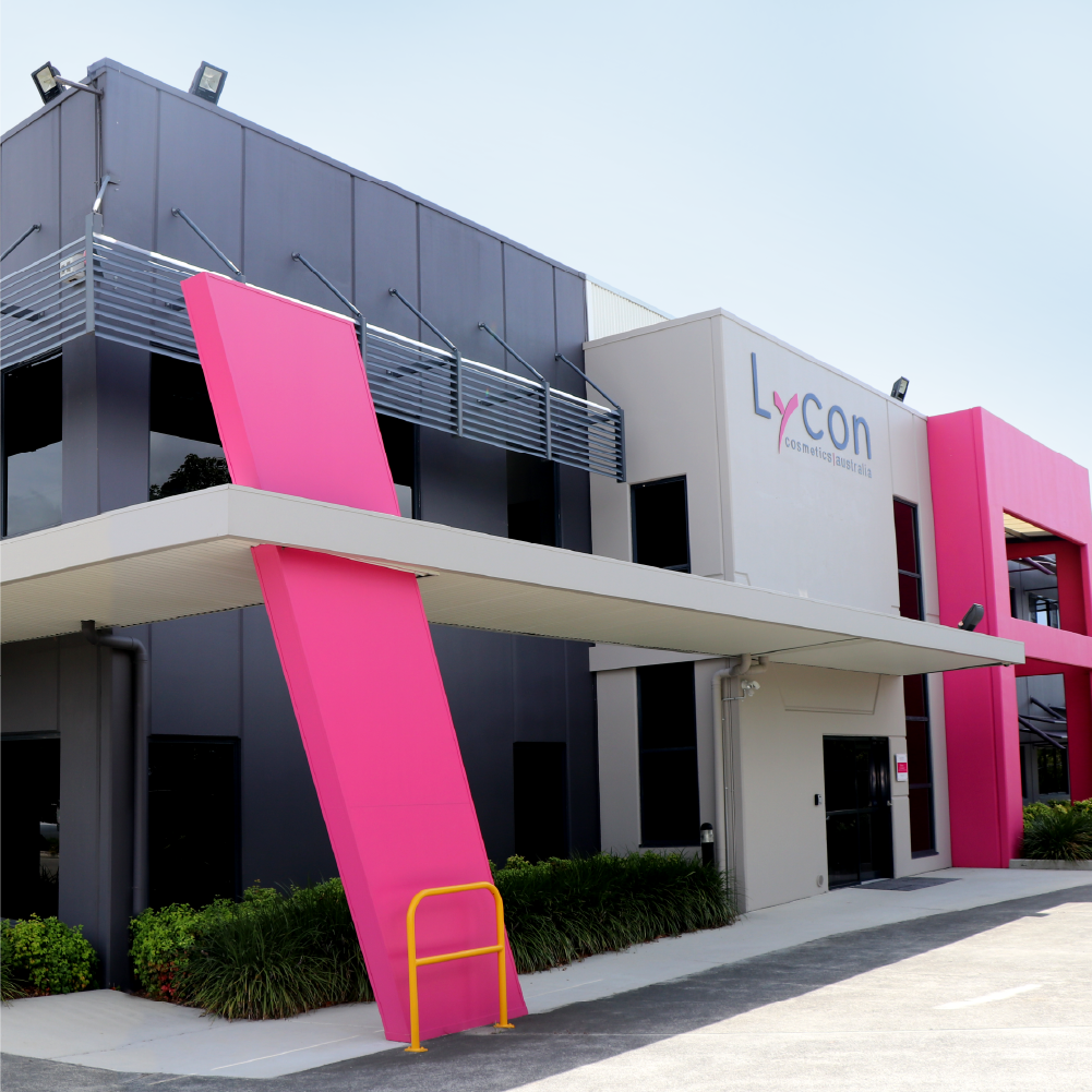 Photo of LYCON Cosmetics office building in Pinkenba, QLD.