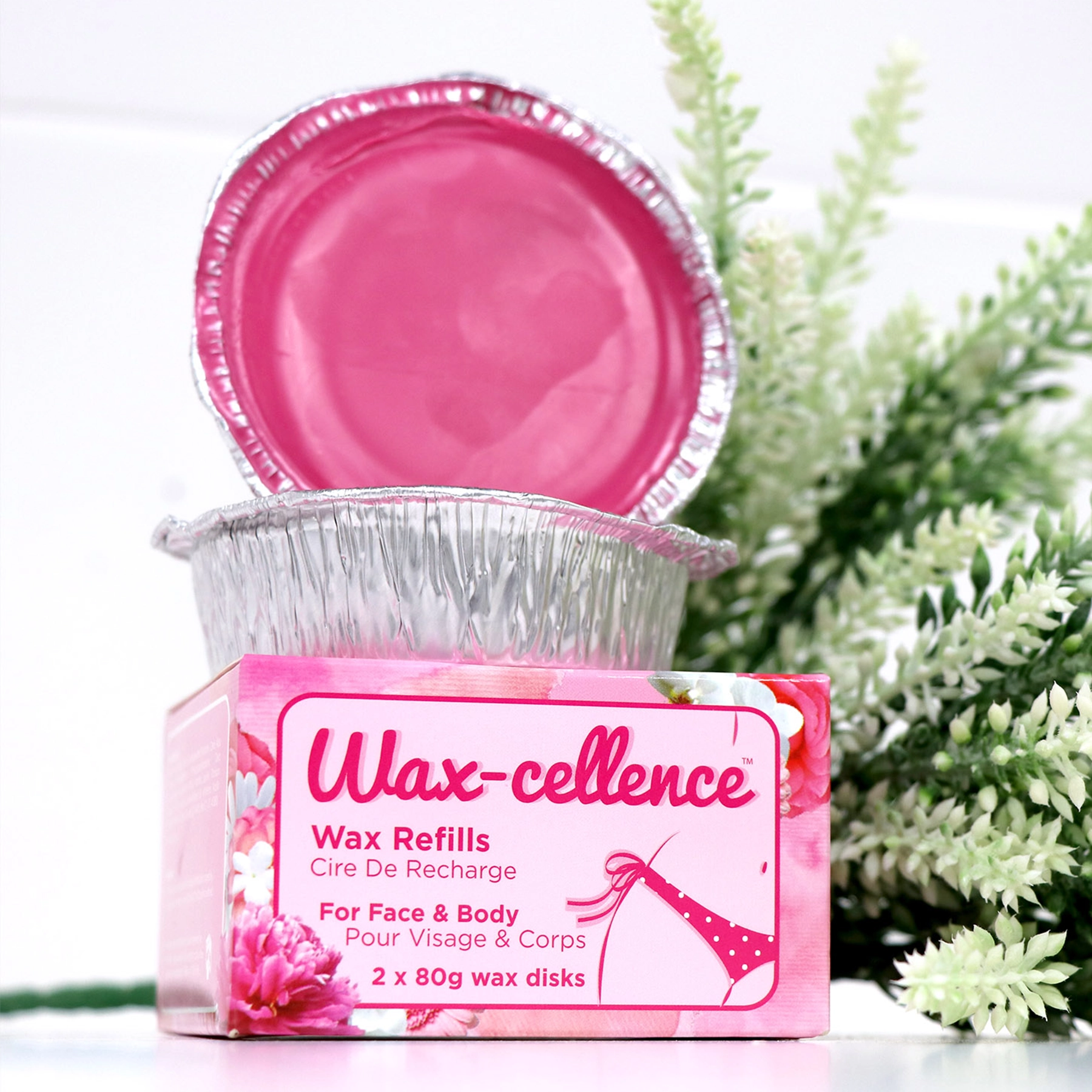 Wax-cellence Wax Refills with packaging