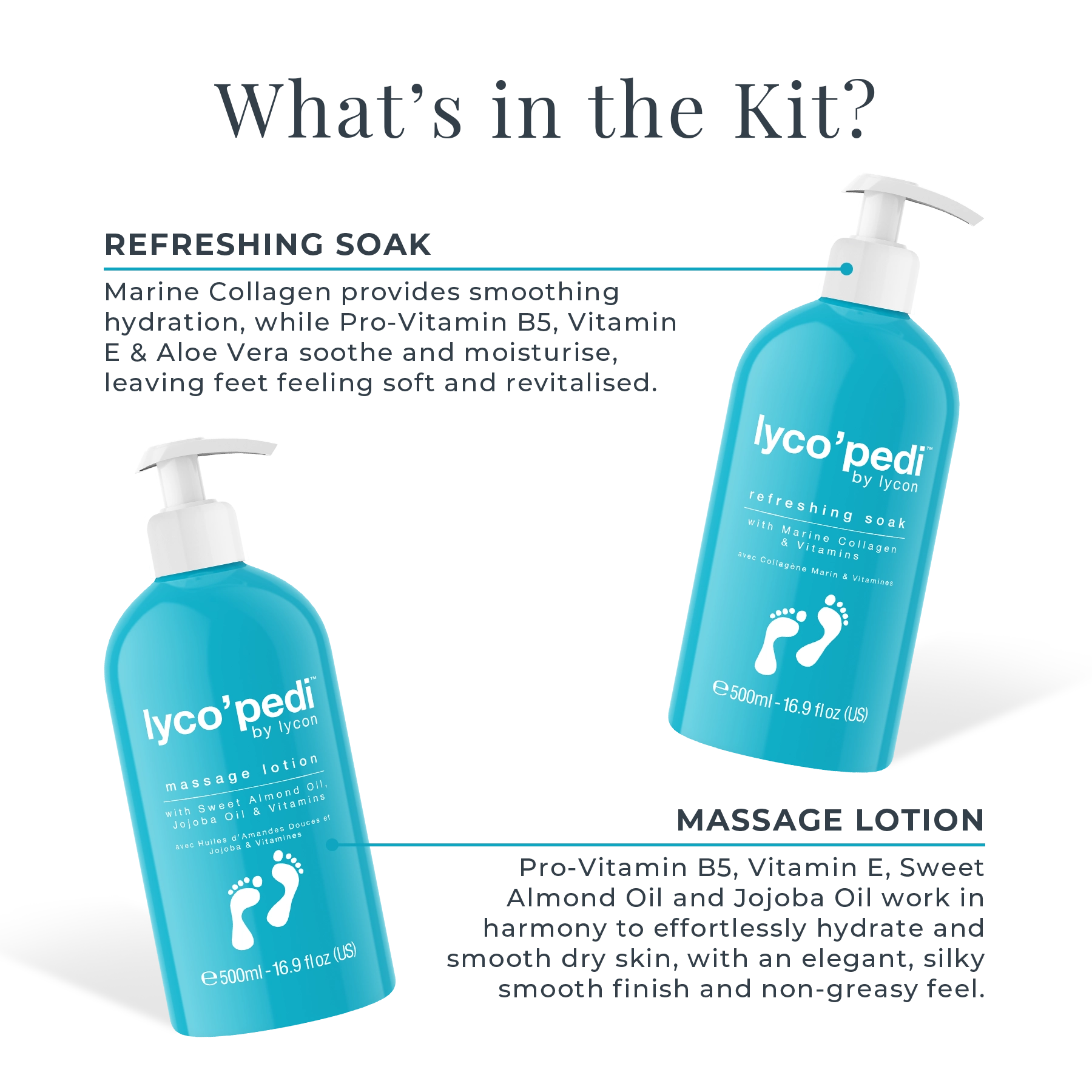 lyco'pedi Professional Kit Key Ingredients 1