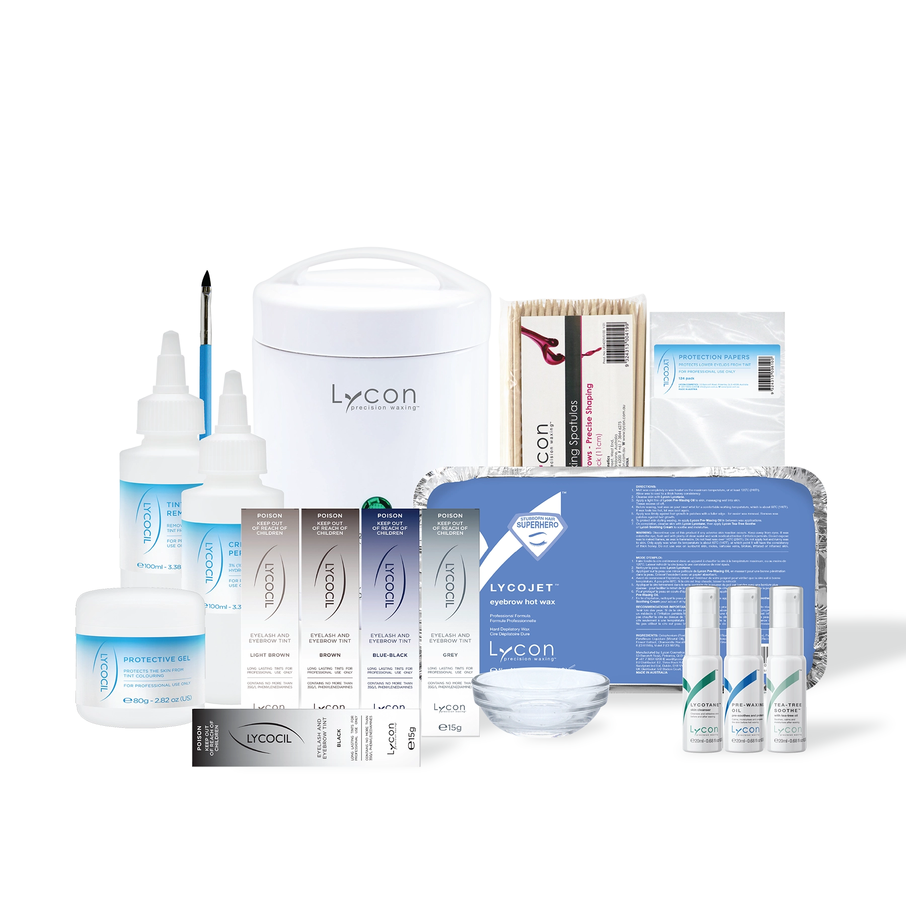 LYCON Eyebrow Precision Wax and Tint Kit
