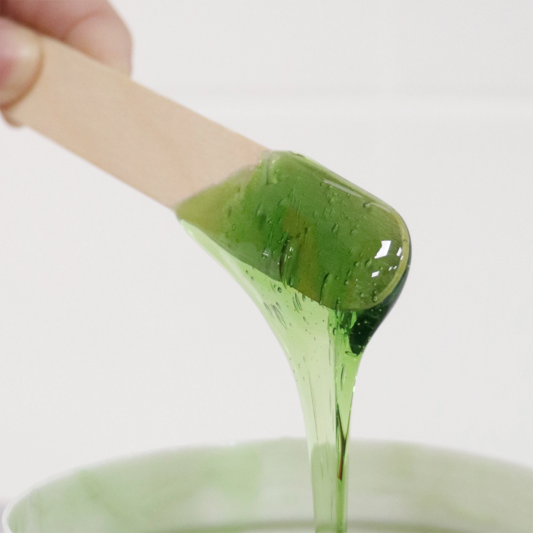 Aloe Vera Strip Wax in heater