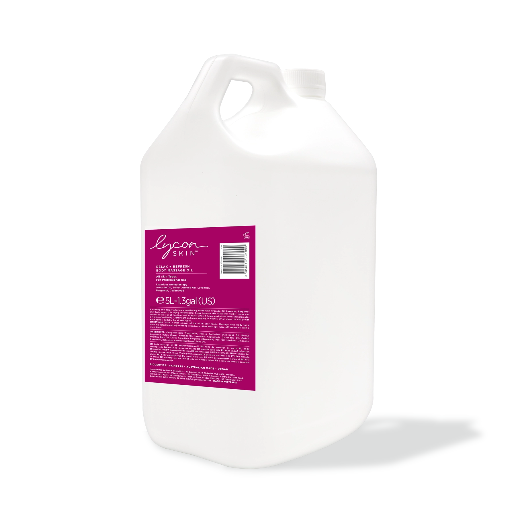 Relax & Refresh Body Massage Oil