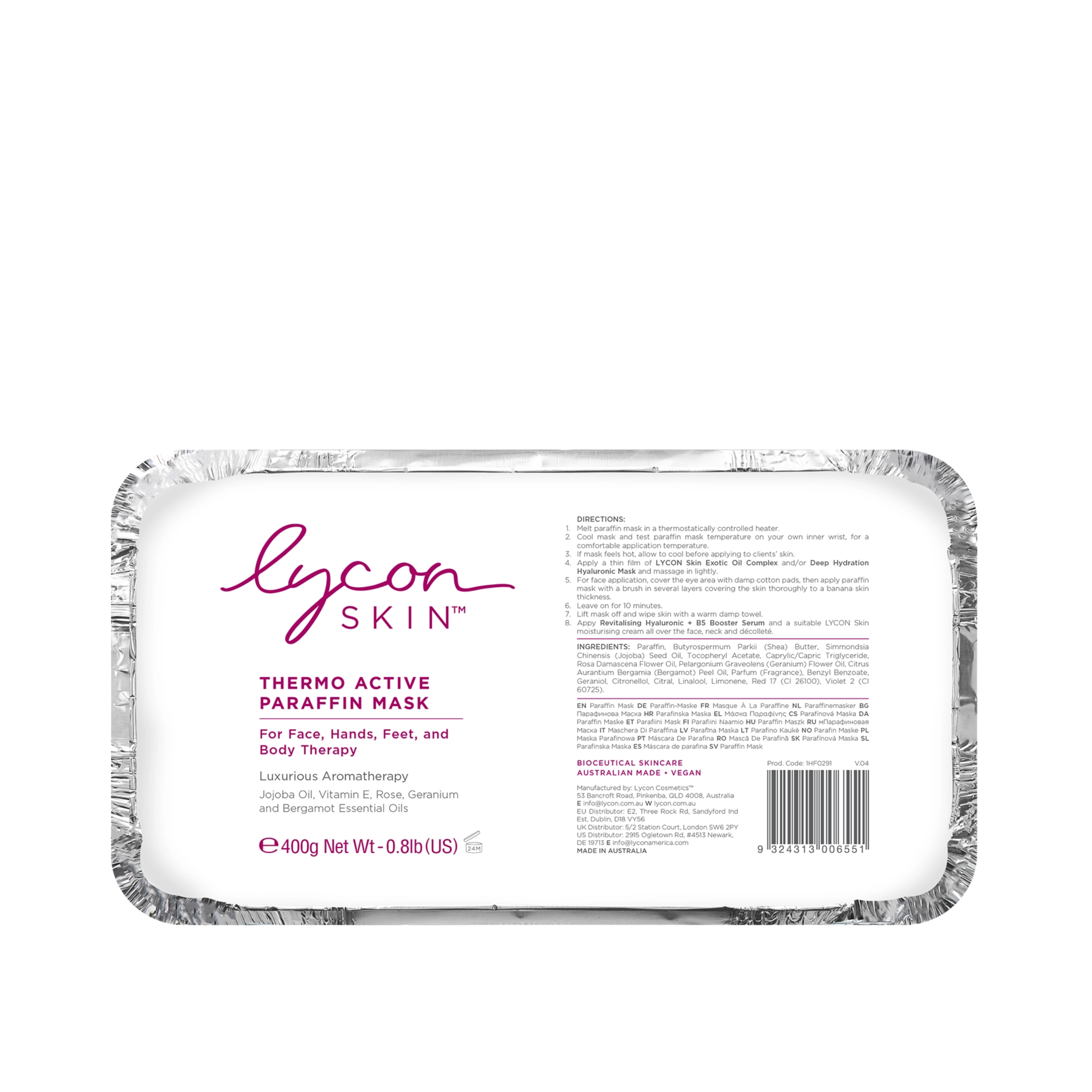 Thermo Active Paraffin Mask