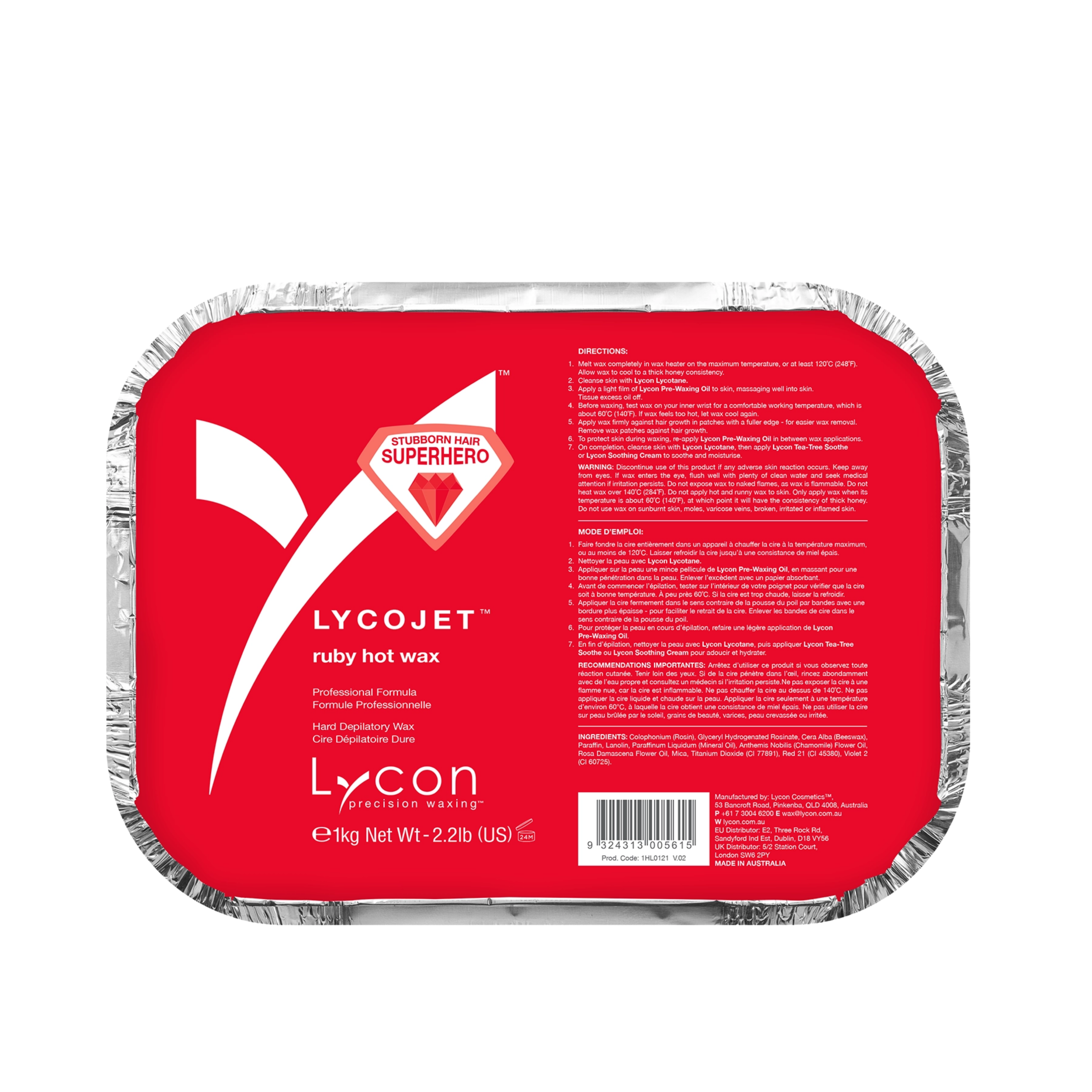 LYCOjet Ruby Hot Wax