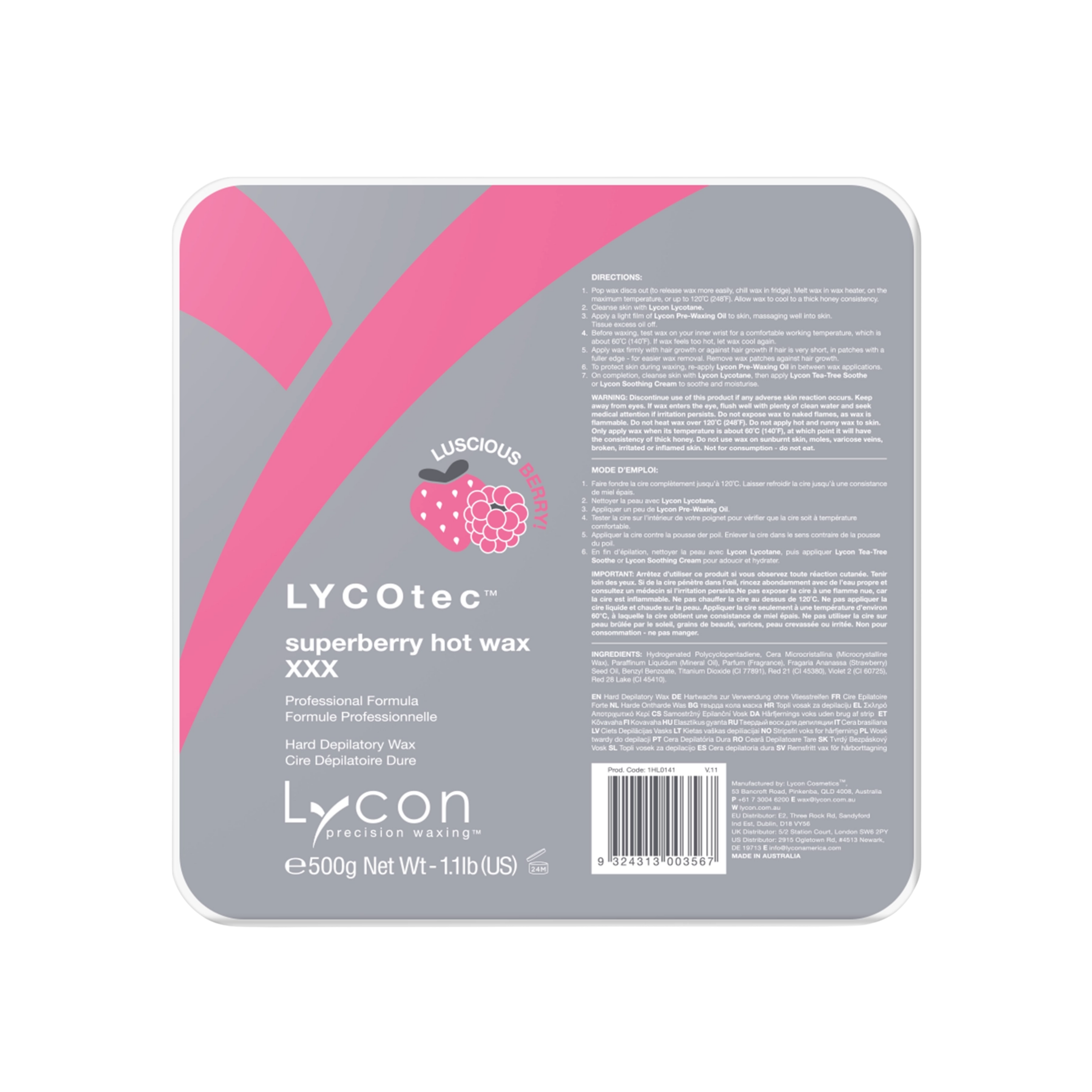 LYCOtec Superberry Hot Wax XXX - Film Wax