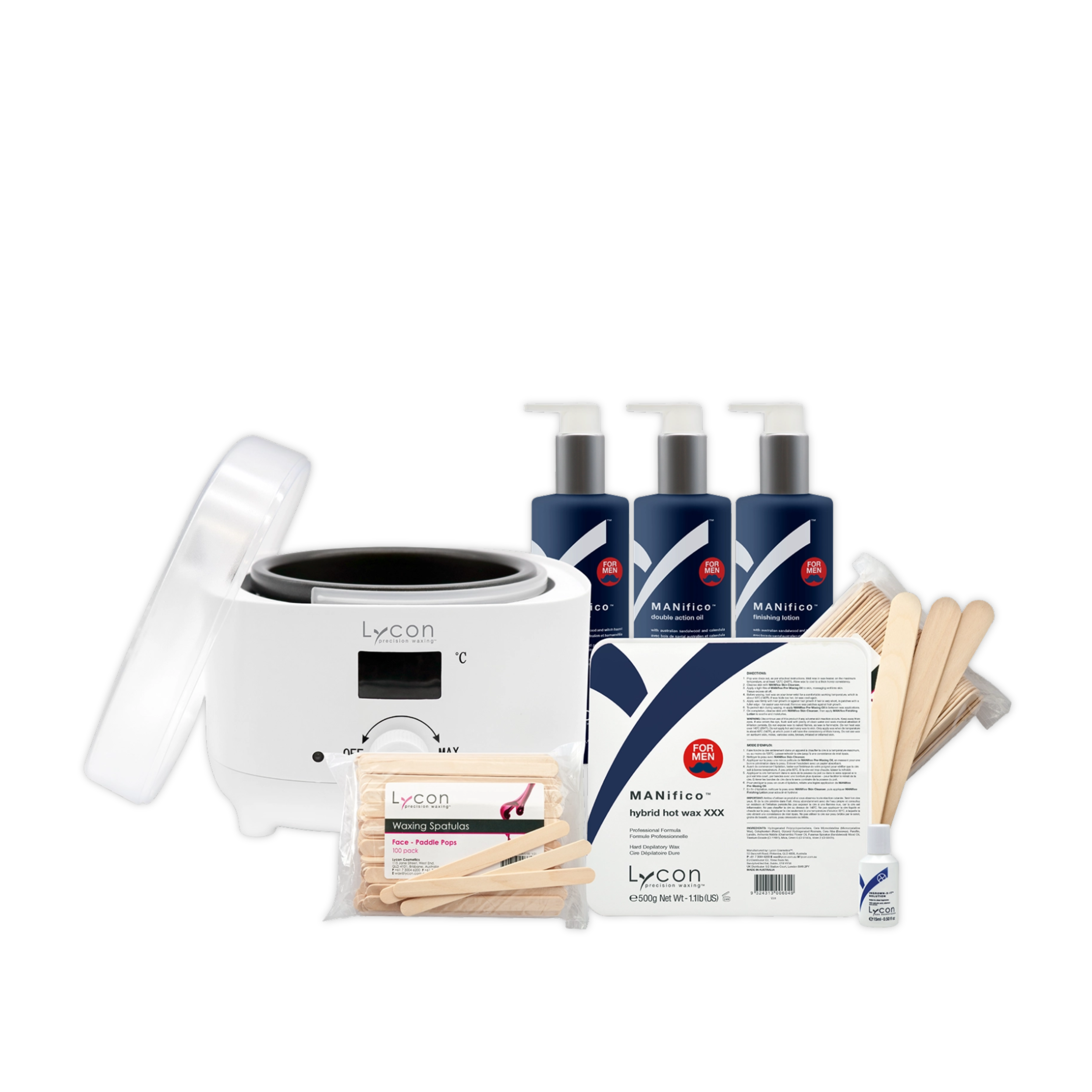 MANifico Professional Hot Waxing Kit