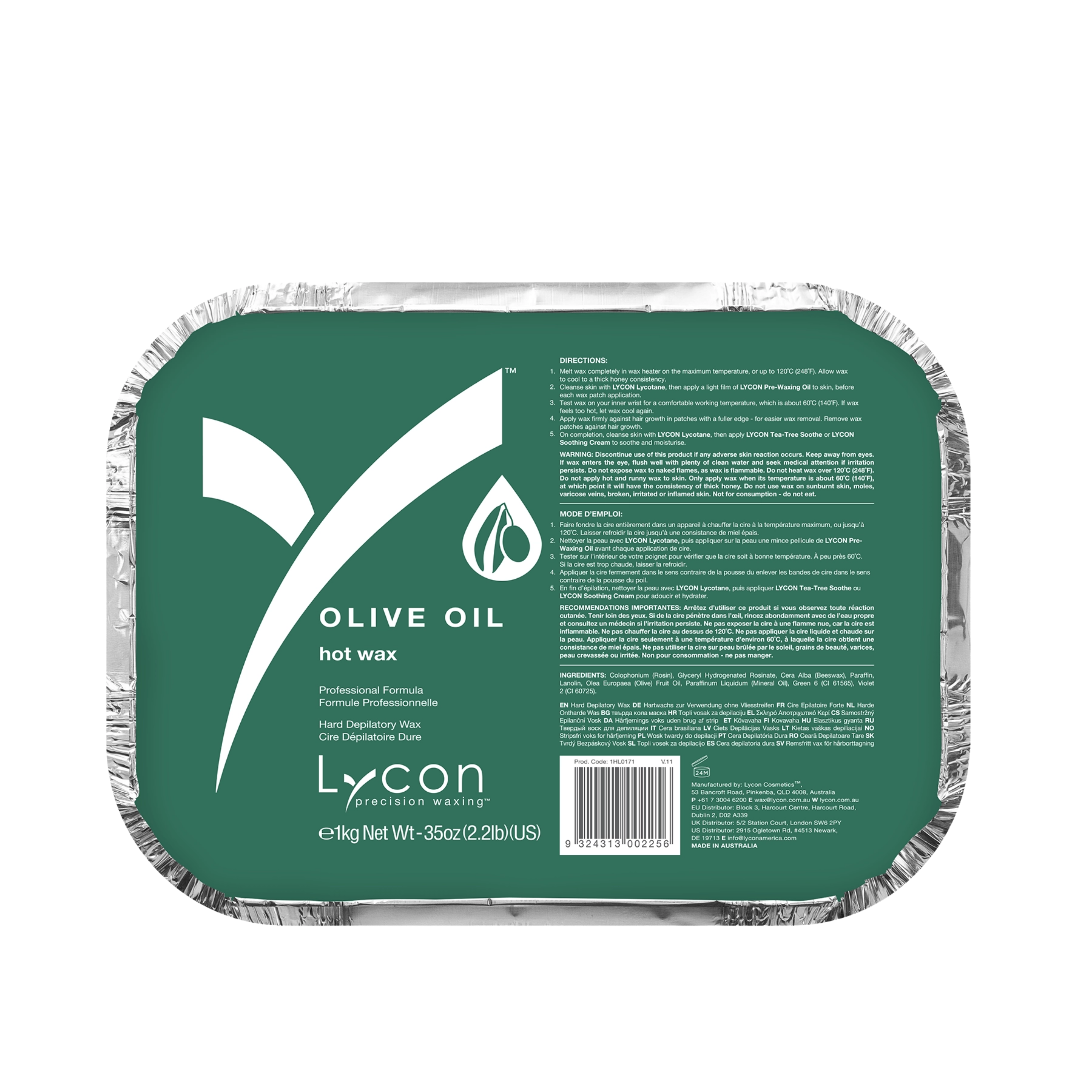 Olive Oil Hot Wax
