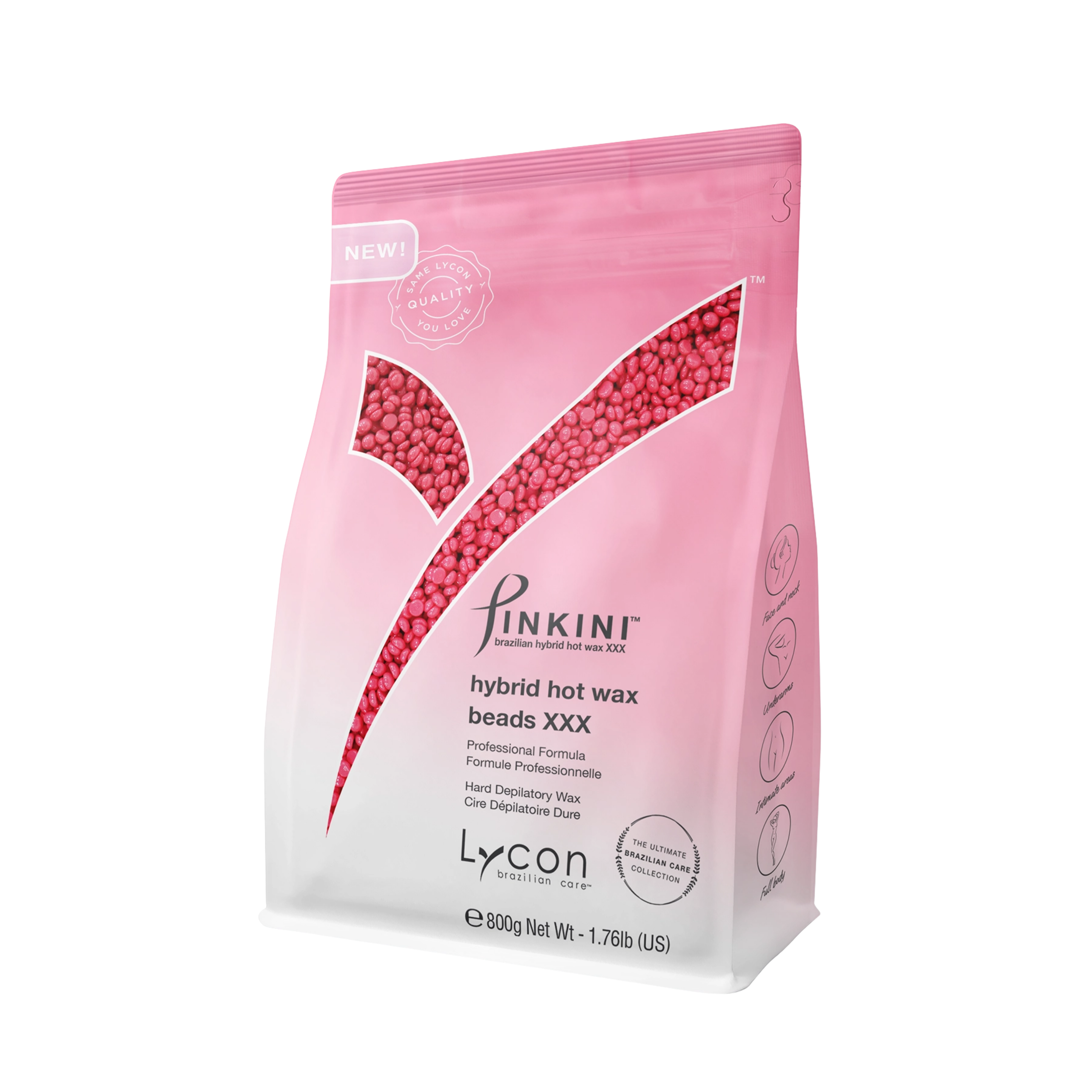 PINKINI Brazilian Hybrid Hot Wax Beads