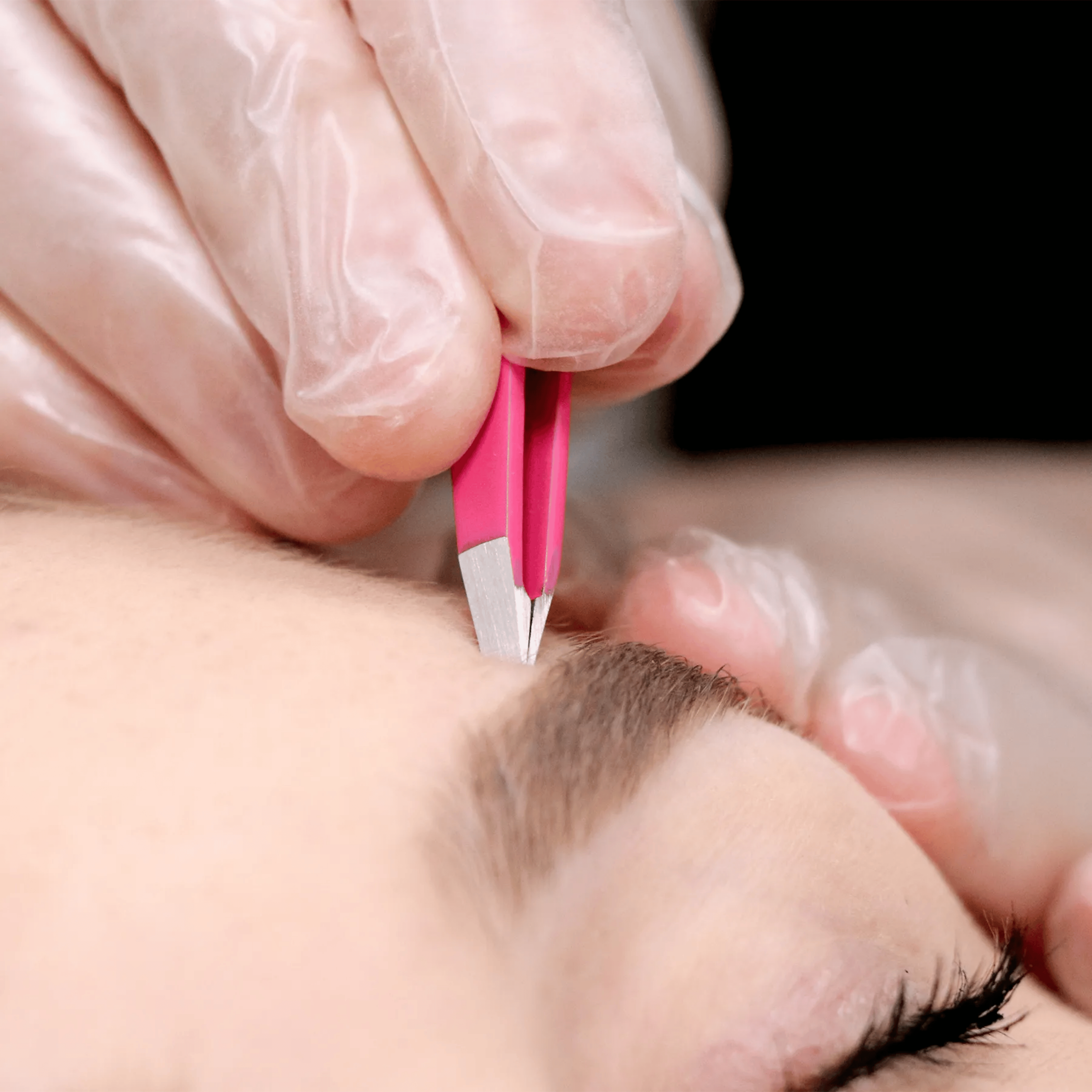 Slanted Pink Tweezer