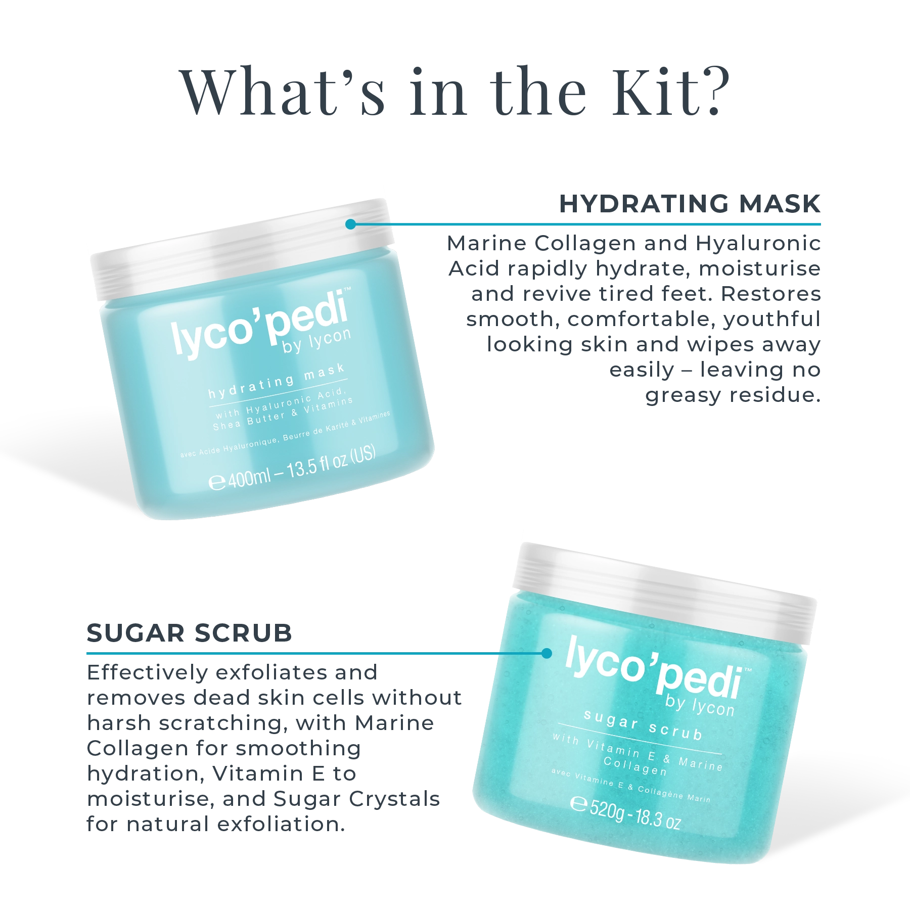 lyco'pedi Professional Kit Key Ingredients 2