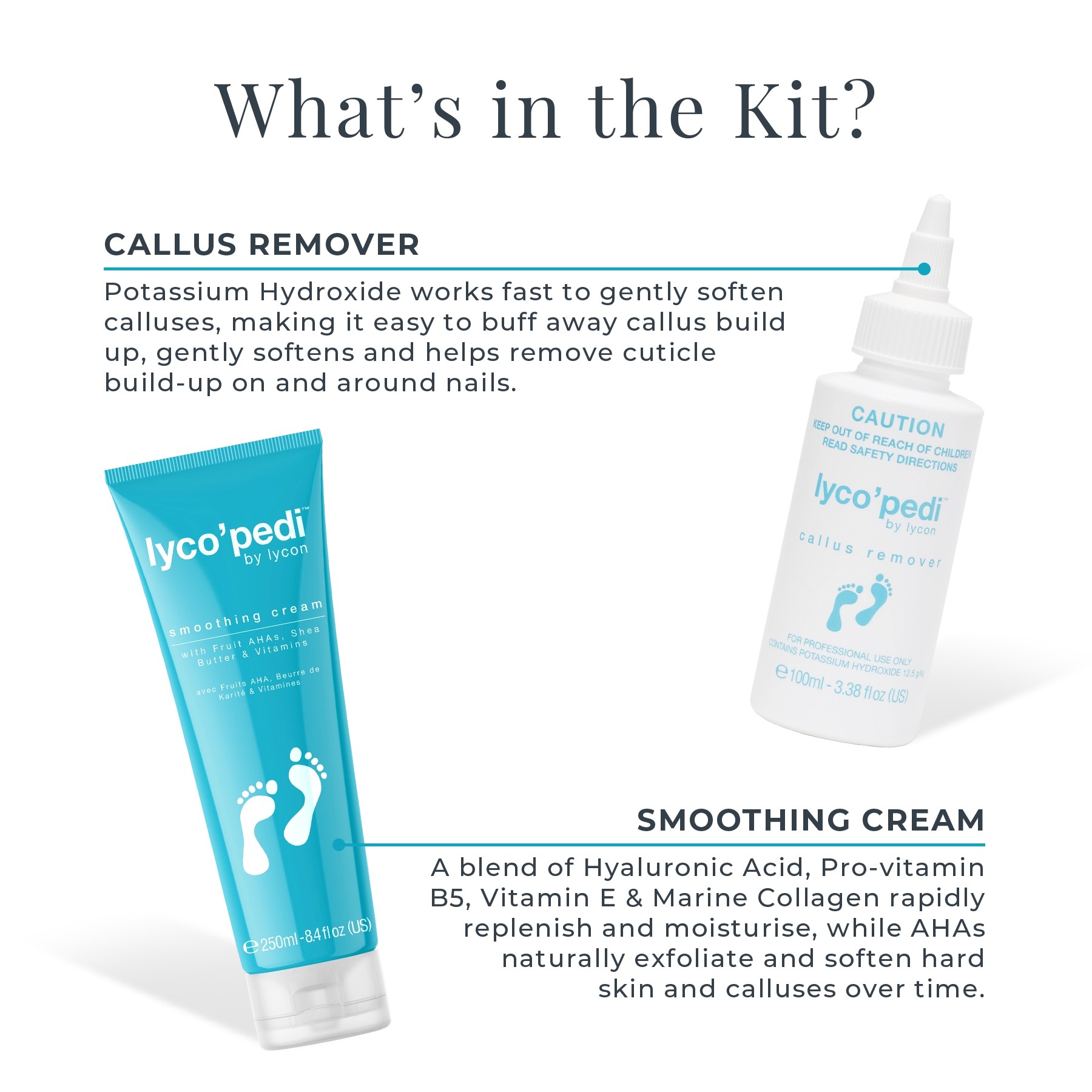 lyco'pedi Professional Kit Key Ingredients 3