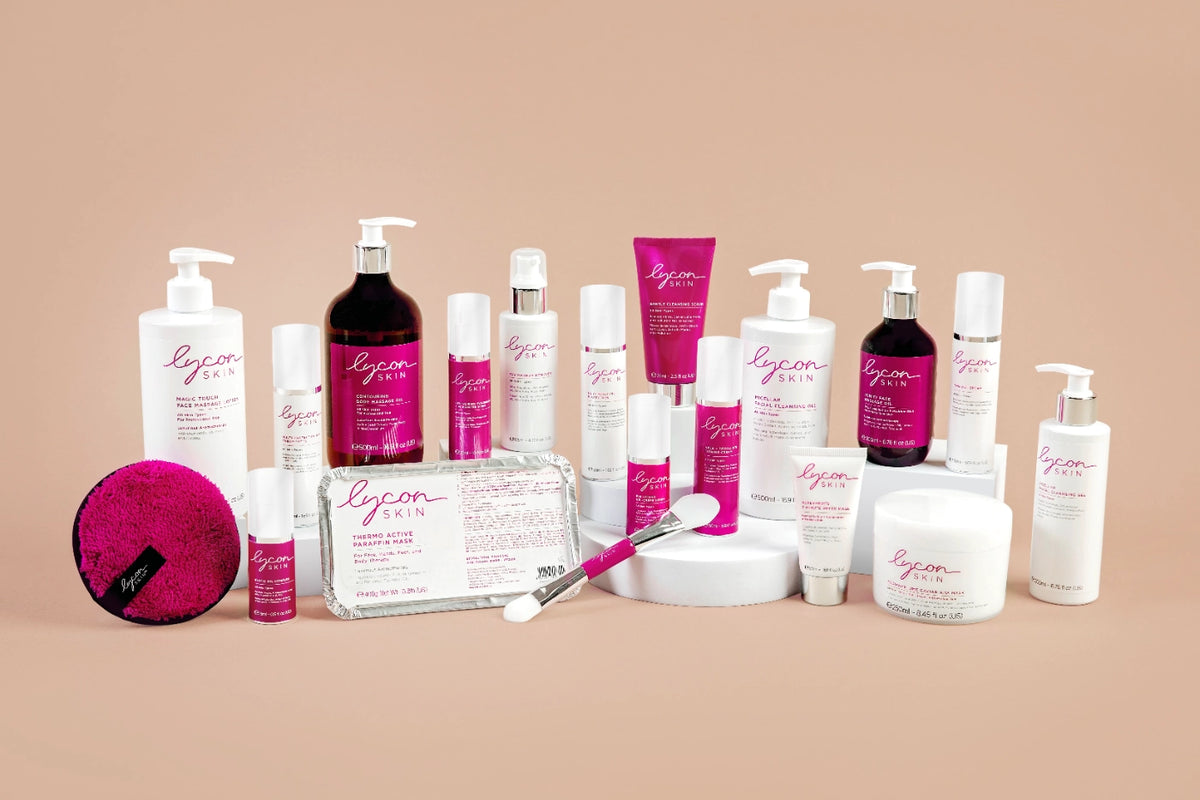 The LYCON Skin collection for use by beauty professionals